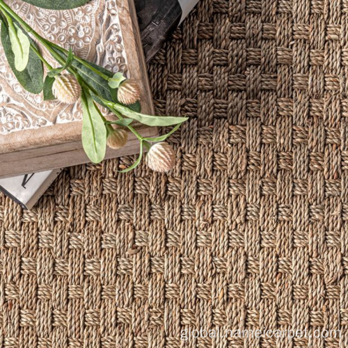 Home Carpet Rug Door Mat natural seagrass weave home carpet rug door mat Factory